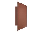 Nico Square 22, Wandleuchte, Rost - GU10, IP54, max.35W