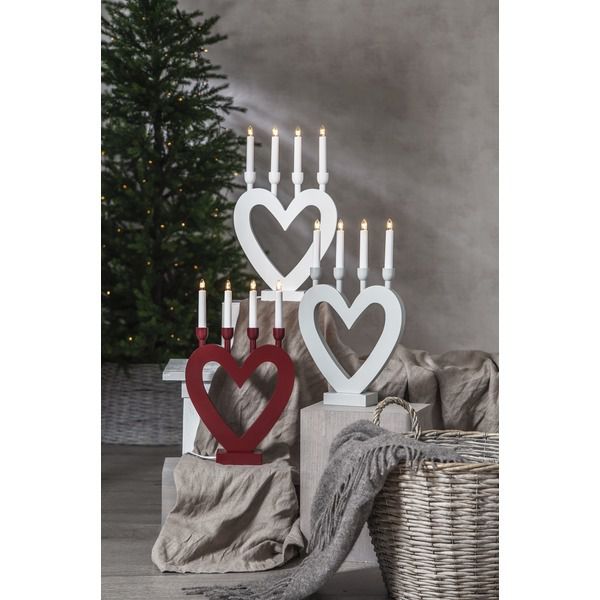 Kerzenständer  Dala - IP20, Warmweiss, 4 LED