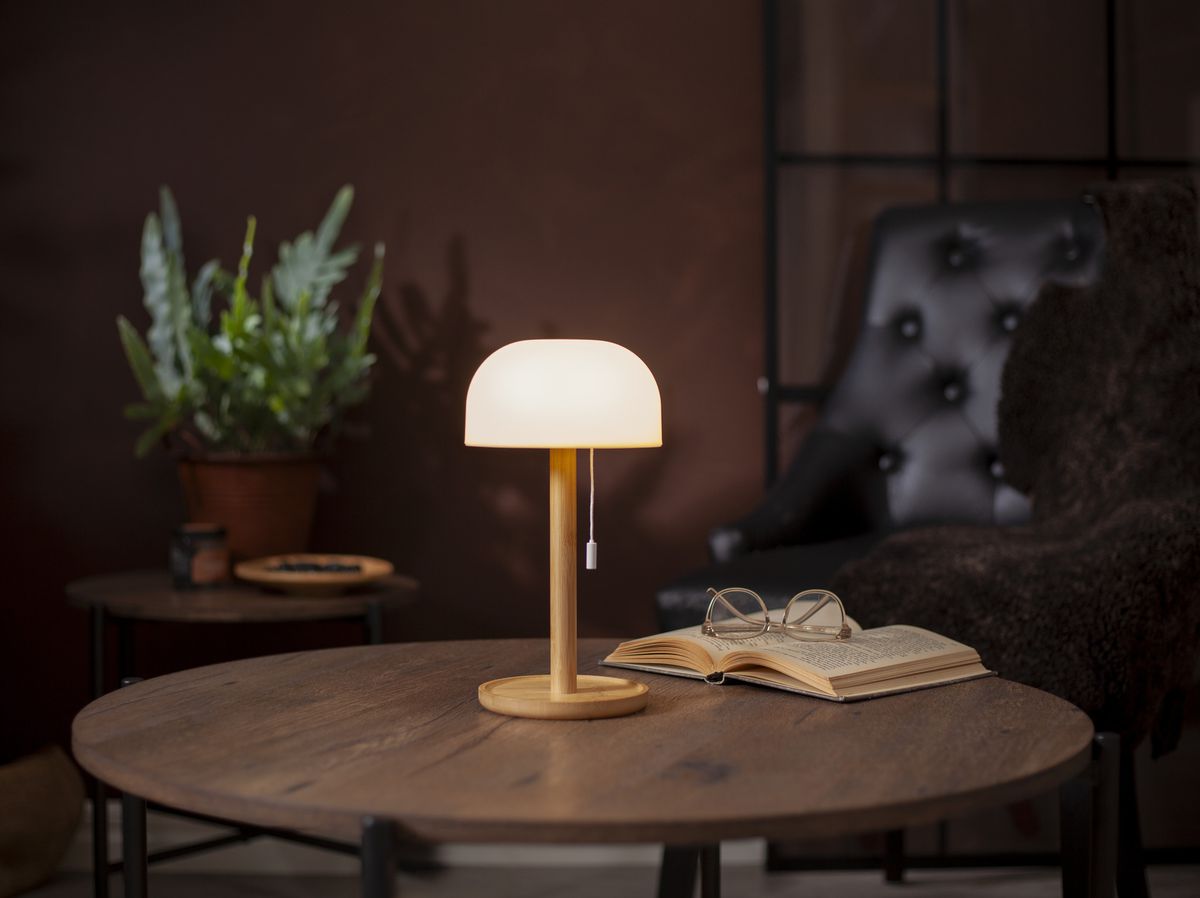 Tischlampe Tara - Indoor, Weiss, 28.00cm Höhe