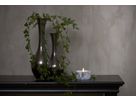 LED Pillar Kerze Flamme Marble - Indoor, Grau, 7.5cm, Timerfunktion