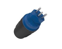 Stecker T13 IP55 schwarz - Stecker  Typ 13, L+N+PE, 10 A, 250 V IP55