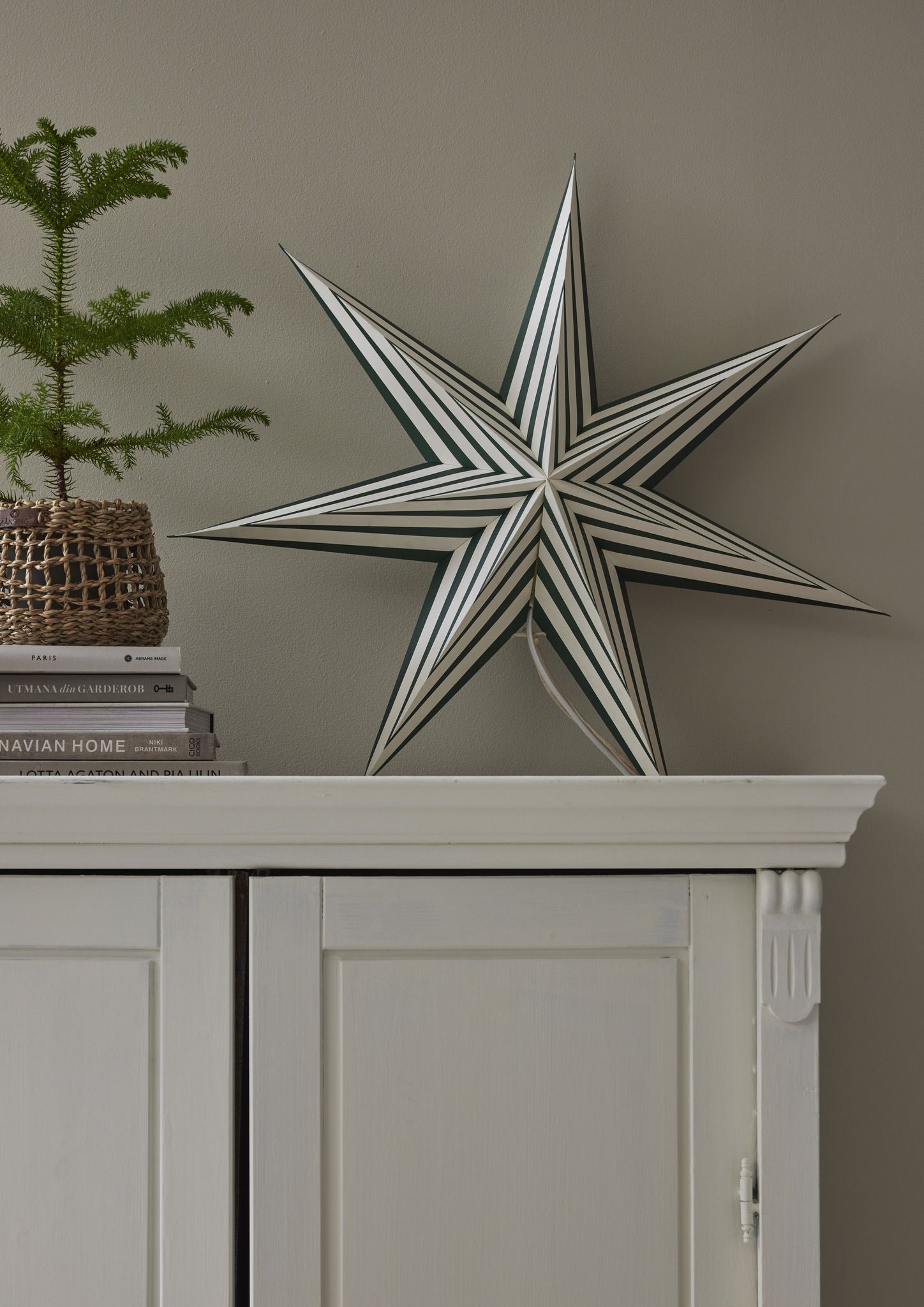 Paper Star Stripe - Indoor, , Weiss