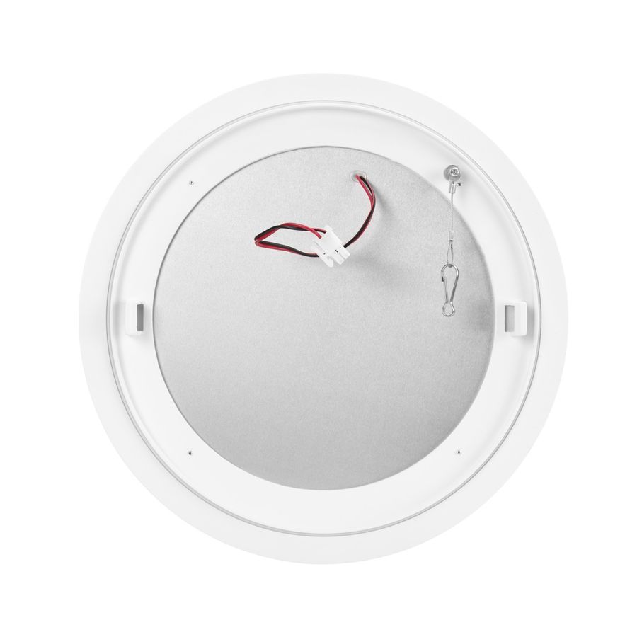 LED Anbauleuchte SLICE CIRCLE III Switch - 10/18/24W, 1150/2100/2800lm, 3000/4000K, IP54, CRI >80, 110°, weiss, Dali dimmbar, D=270mm, H=49mm