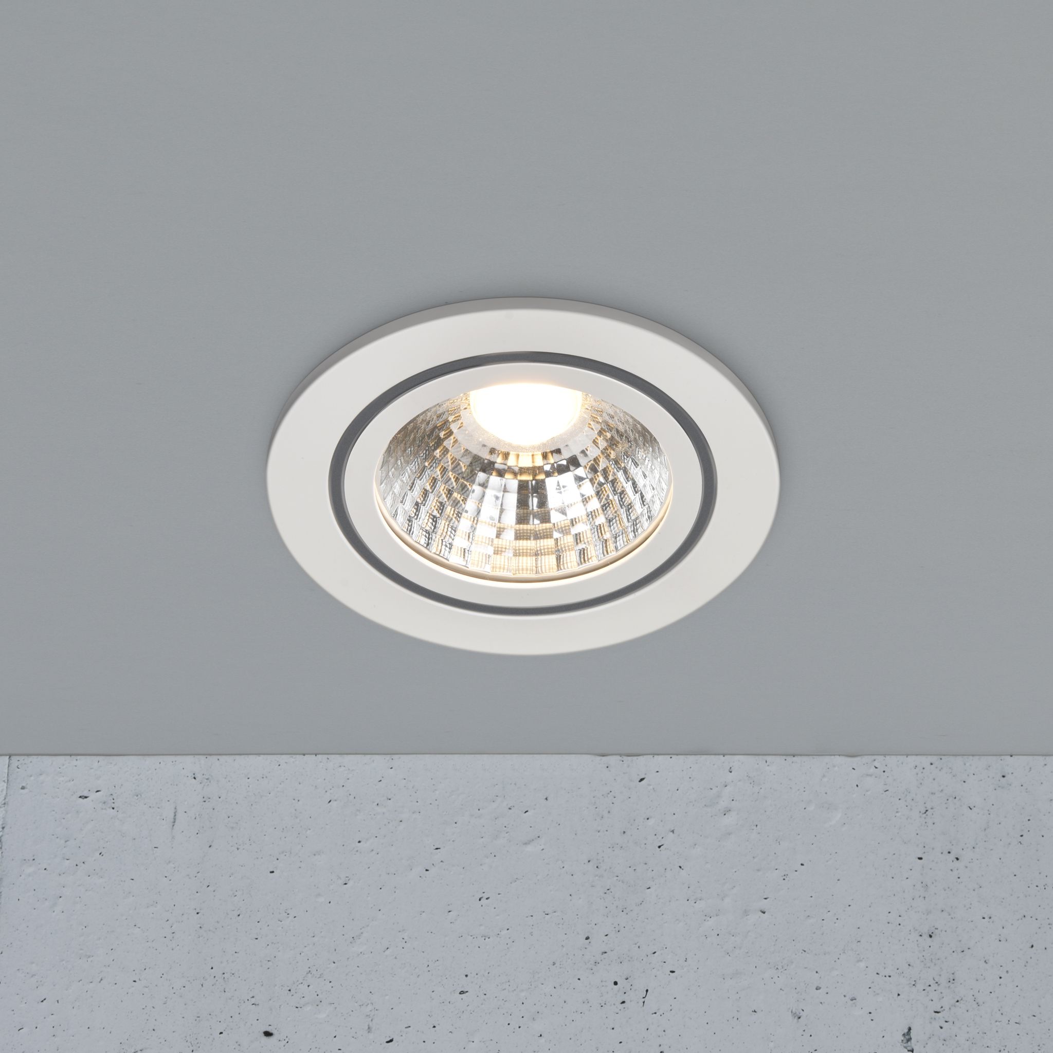 Alec  1-Kit Downlight Weiss - IP44, LED Modul