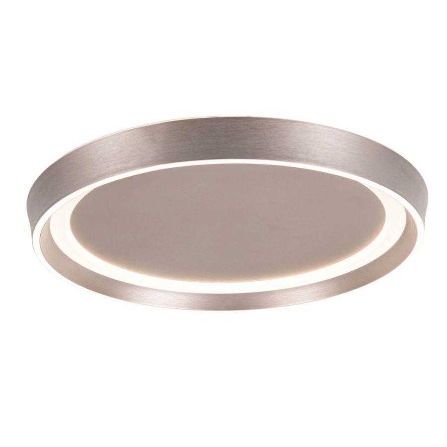 LED-CCT Deckenleuchte  LEVIAN  : 49cm champagne - IP20, LED-Modul, Nickelmatt