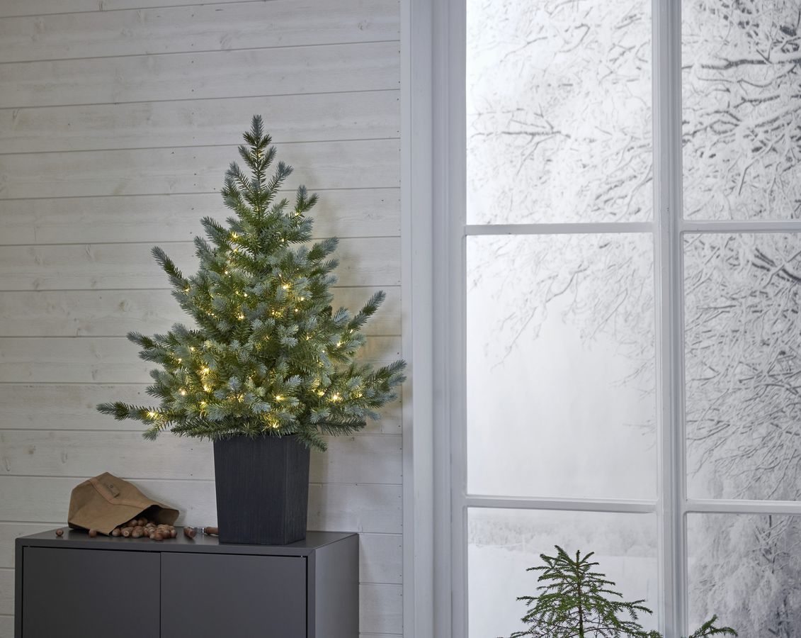 Weihnachtsbaum mit LED Grauland - IP20, Warmweiss, Grün