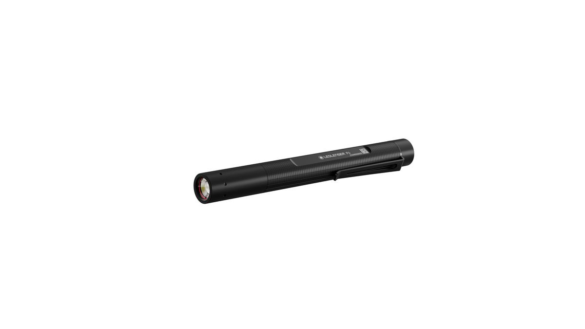 Taschenlampe P4 - Aluminium, Schwarz, IP54