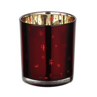 TEELICHTHALTER WS/ROT Ø70 H-80 LUKUT - TEELICHTHALTER WS/ROT Ø70 H-80 LUKUT