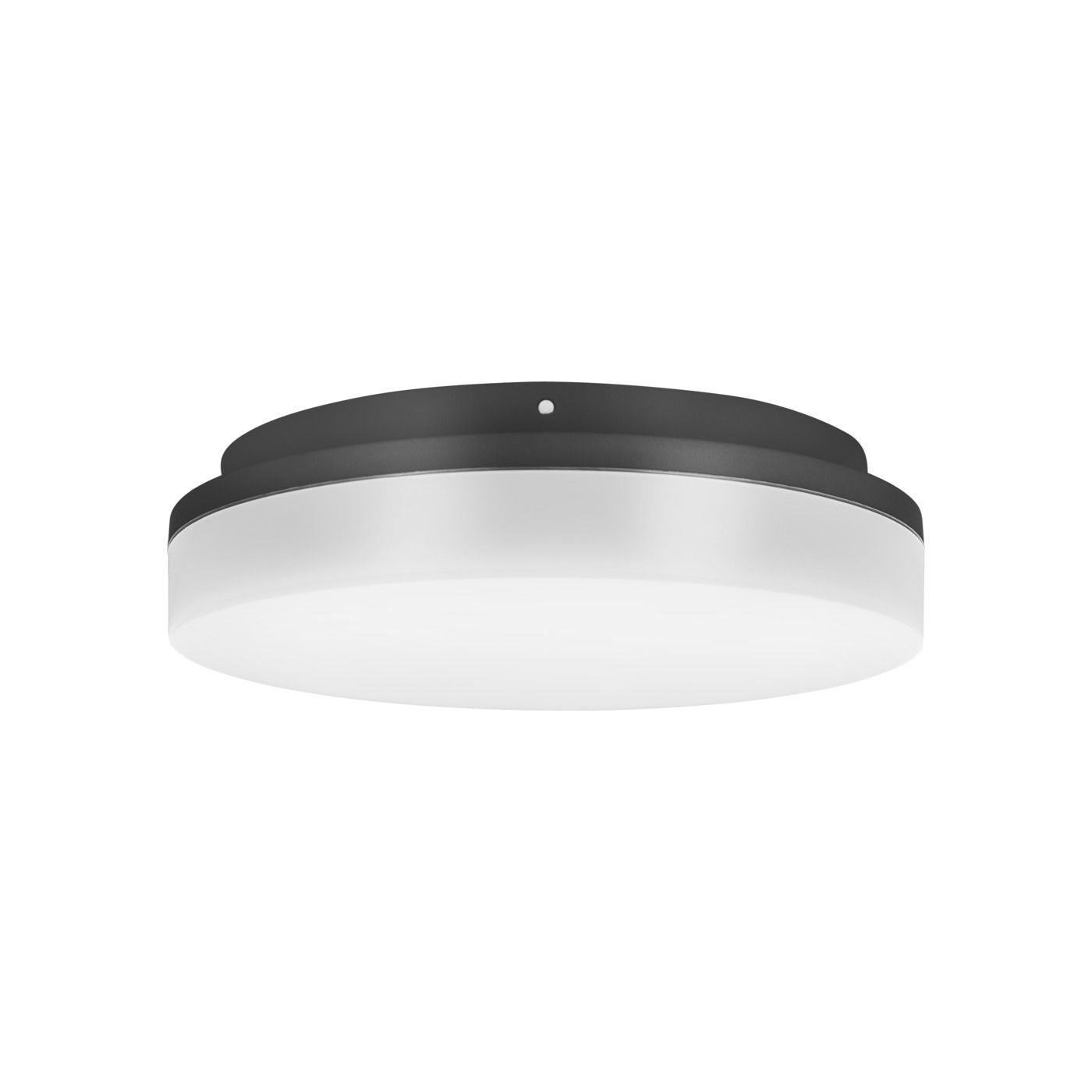 LED Sensor-Anbauleuchte SLICE CIRCLE II Switch - 10/15W, 1000/1500lm ,3000/4000K, IP54, CRI >80, 110°, anthrazit, nicht dimmbar, D=220mm, H=53mm