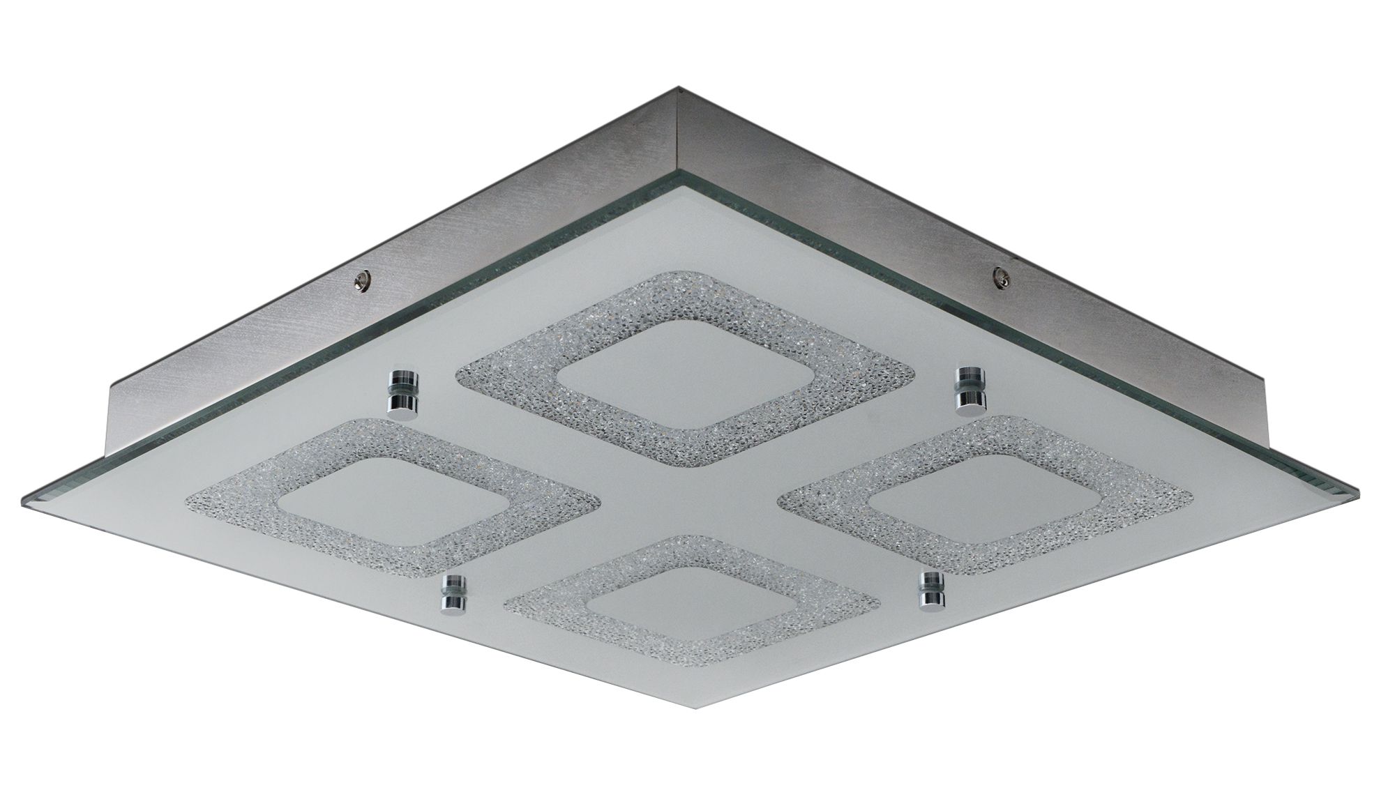 LED Deckenleuchte Mirror - LED fest verbaut, 3000K, warmweiss