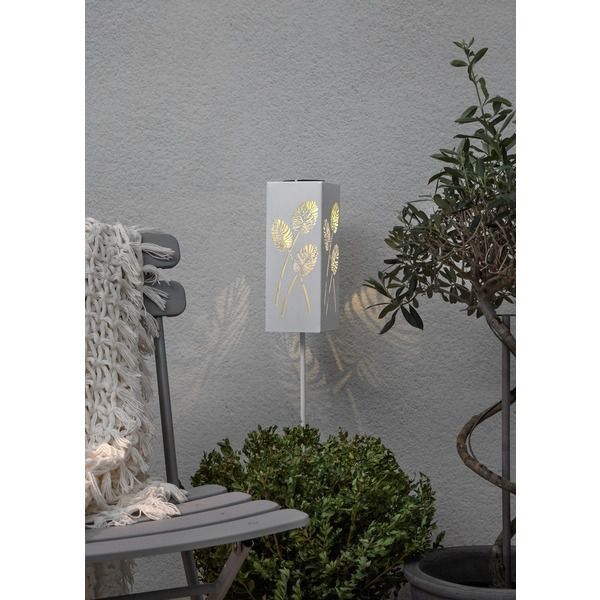 Solar Dekoration Albaleaf - Weiss, Lichtfarbe Warmweiss