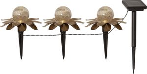 Solar Decoration Lilly - Warmweiss, IP44, Gold