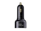 Car Charger 100W 3-Port - Out: C1: 100W PD, C2: 30W, A: 30W inkl. 1.0m 140W USB-C to C Kabel, schwarz