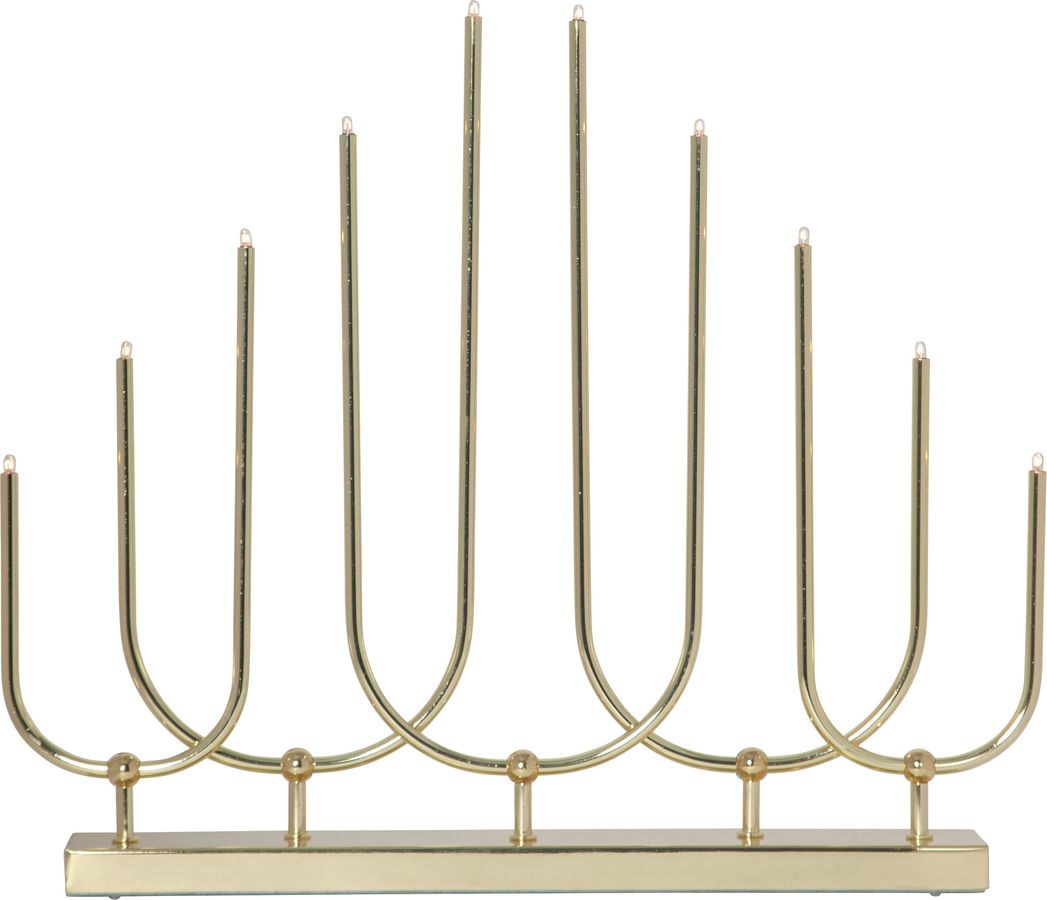 Kerzenleuchter Novum - IP20, Messing, Warmweiss
