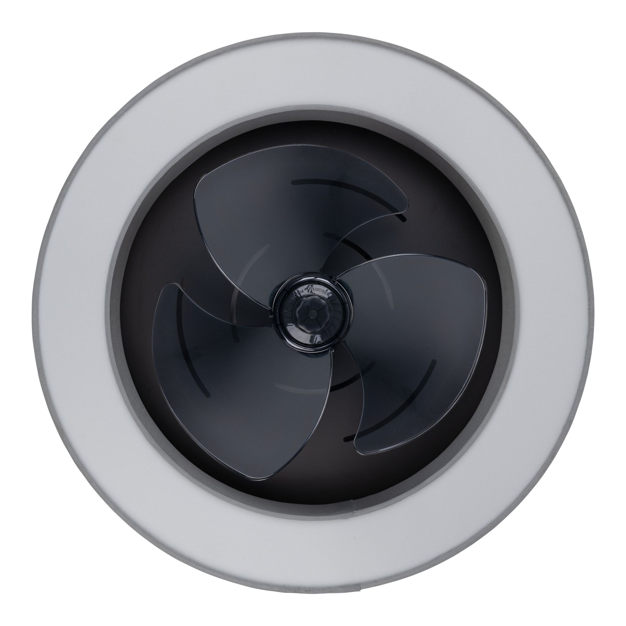 LED-CCT Deckenleuchte  VALENTO  inkl. Ventilator : 51cm grau - IP20, LED-Modul, Grau