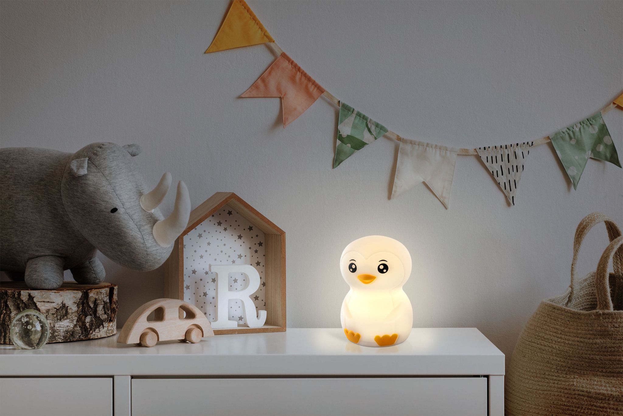 Nachtlicht Pinguin - 0.2W, IP20, USB-Ladung