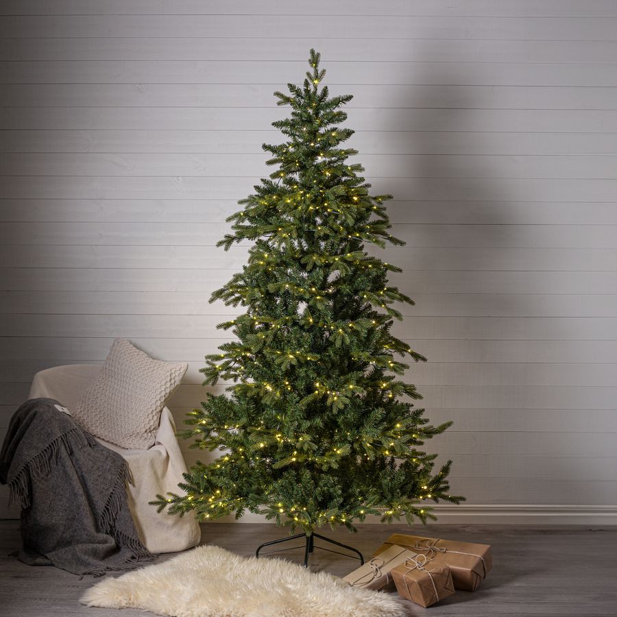 Künstlicher Weihnachtsbaum LED Larvik 700 - Grün, 700 LED's, 210.00cm Höhe