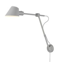 Stay Long, Wandleuchte, Grau - E27, max. 40W, IP20