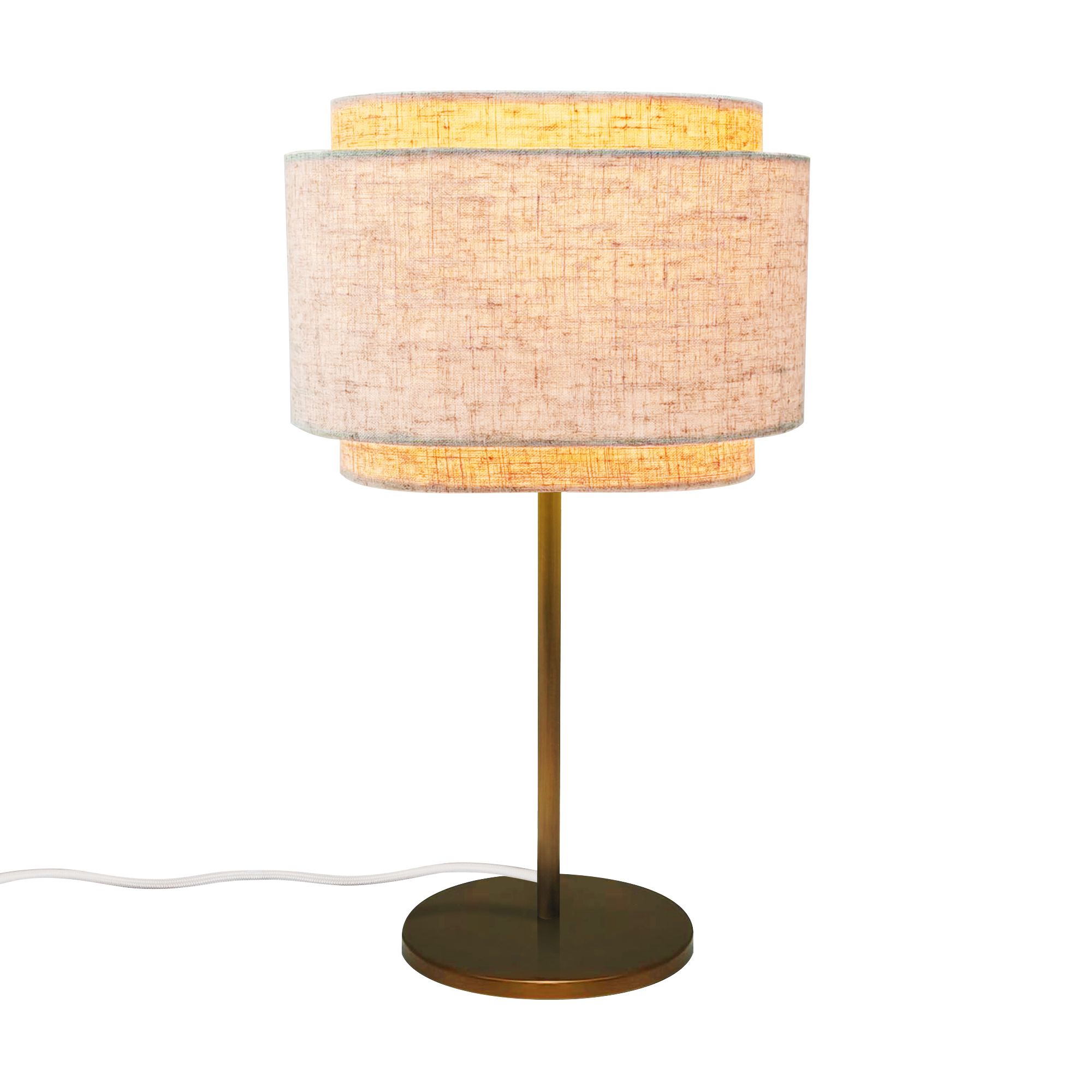 Tischlampe Takai Beige - E27, IP20, 230V