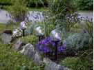 Solar Pollerleuchte 3 Pack Globe - IP44, Warmweiss, 3 LED's
