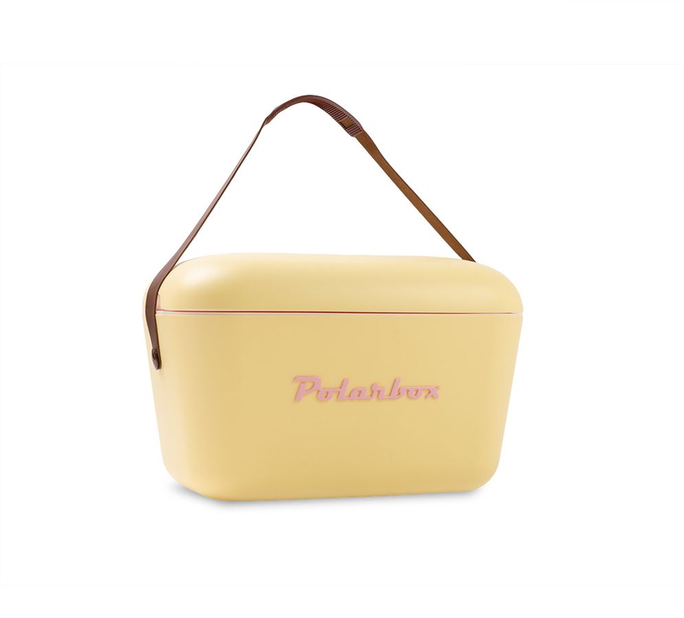 Polarbox Retro Cooler gelb 20l - Kühlbox, 20l, Vintage Design
