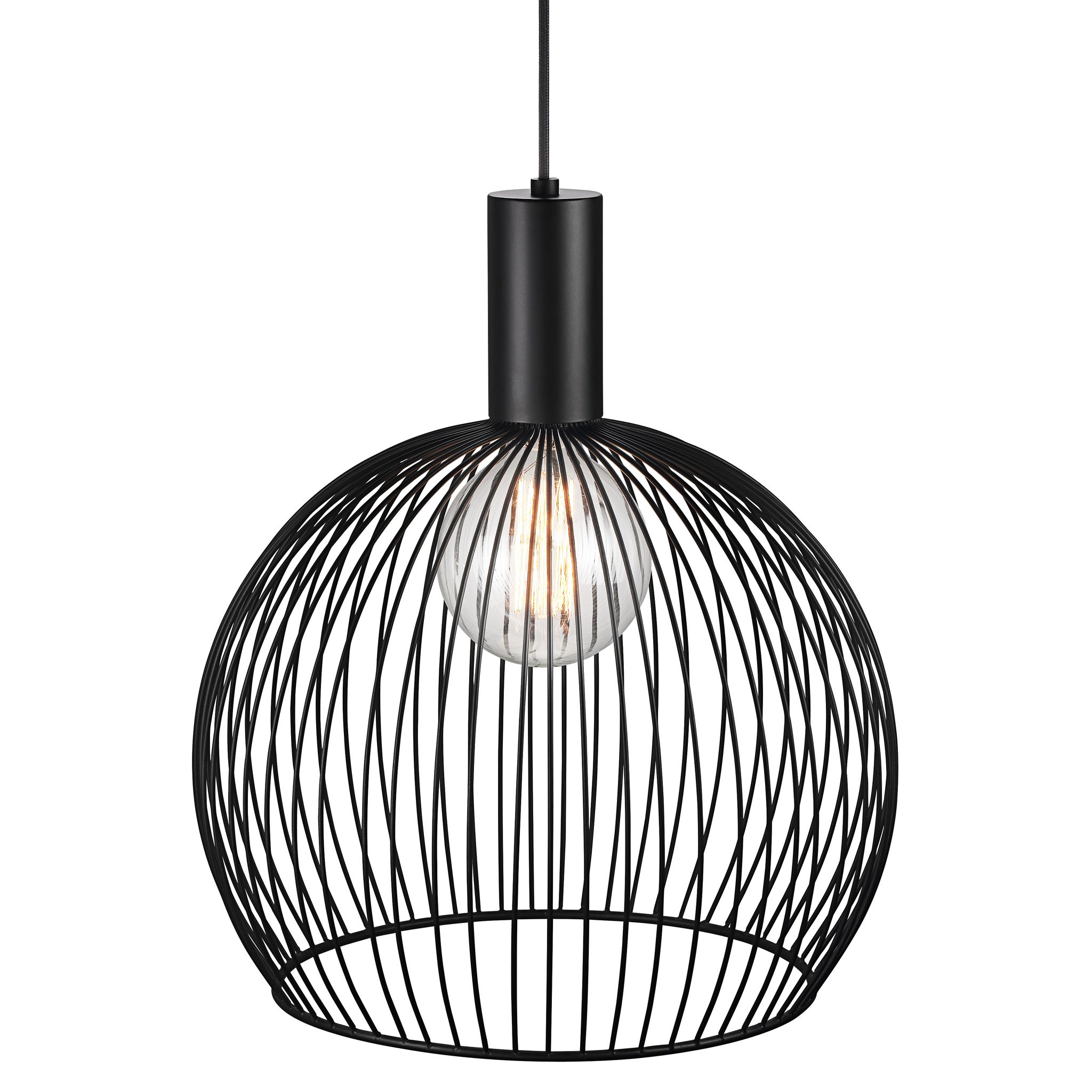Aver 40, Pendelleuchte, Schwarz - E27, max. 60W, IP20
