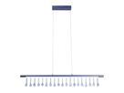 LED Pendelleuchte Nobilis l: ca. 100 cm - grau - LED, 23.6W, IP20