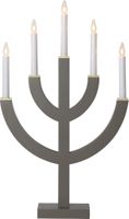 Kerzenleuchter Anno - IP20, Braun, Warmweiss