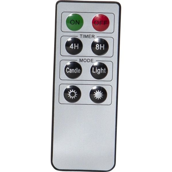LED Pillar Kerze 3P May - Indoor, Weiss, 15cm, Timerfunktion