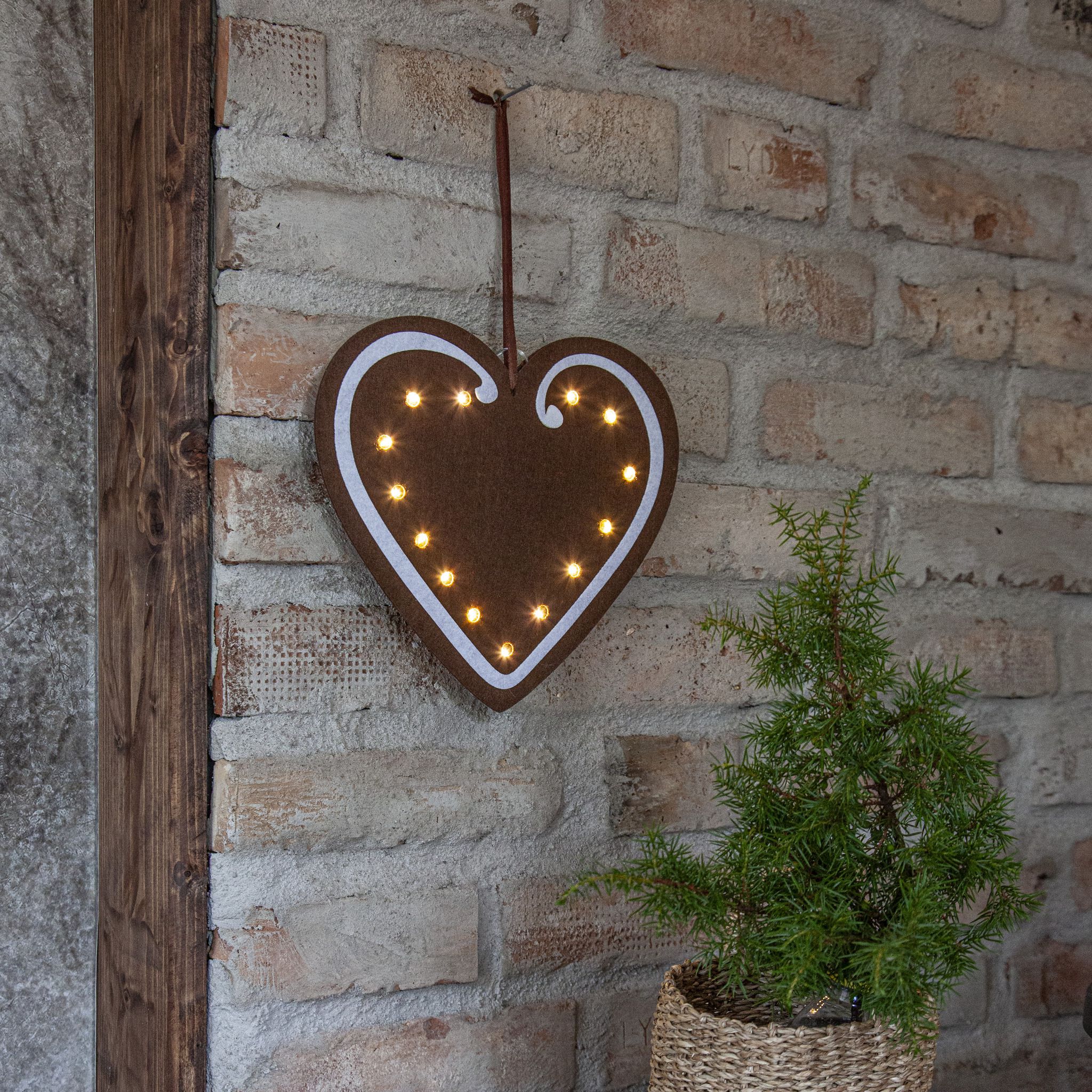 Hängende Decoration MERRY - IP20, Warmweiss,Braun
