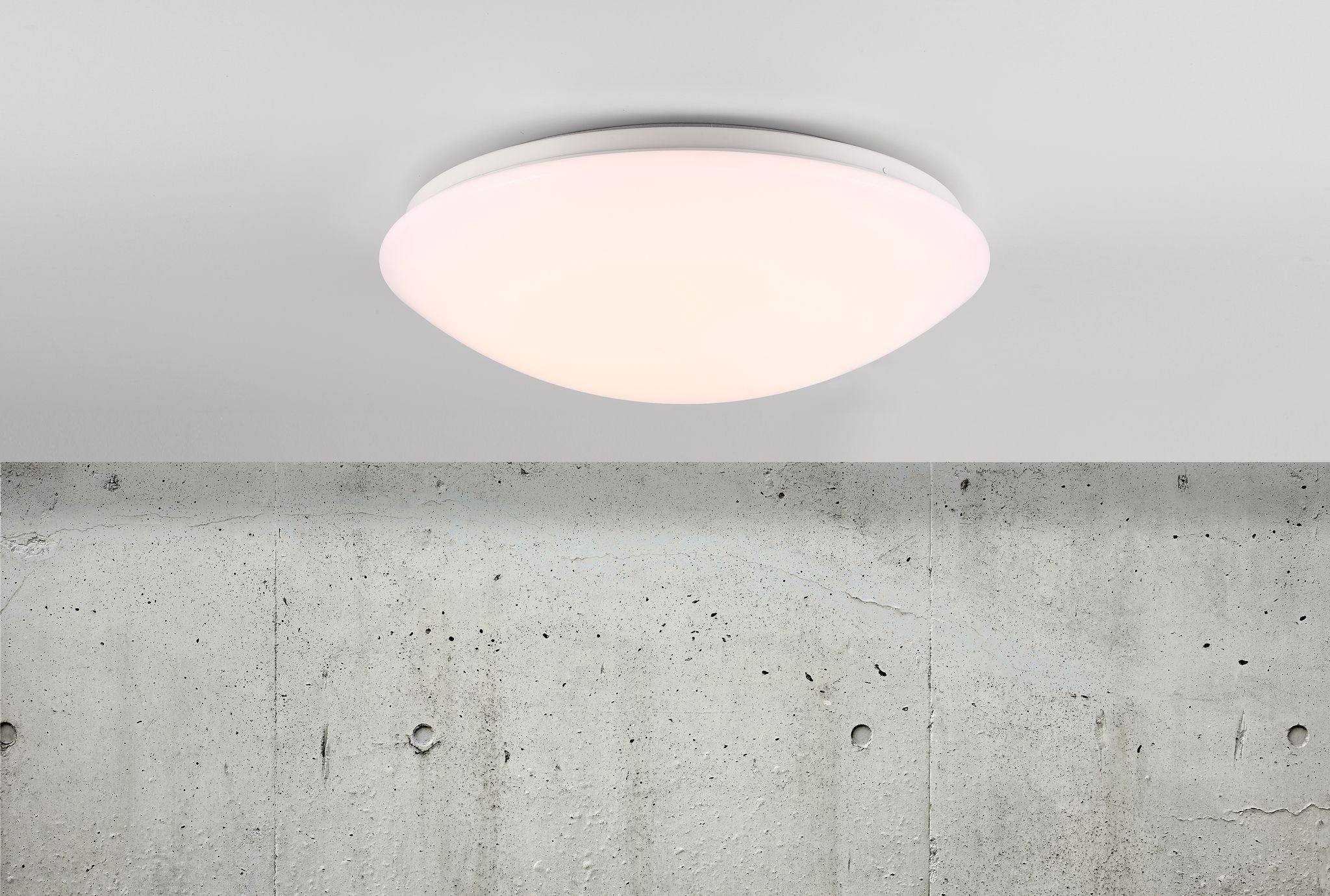 Ask 36 , Sen. , Deckenleuchte , Weiss - 18W LED, 3000K, IP44, 230V