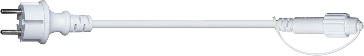 Anschluss Kabel Connecta - weiss, 500cm