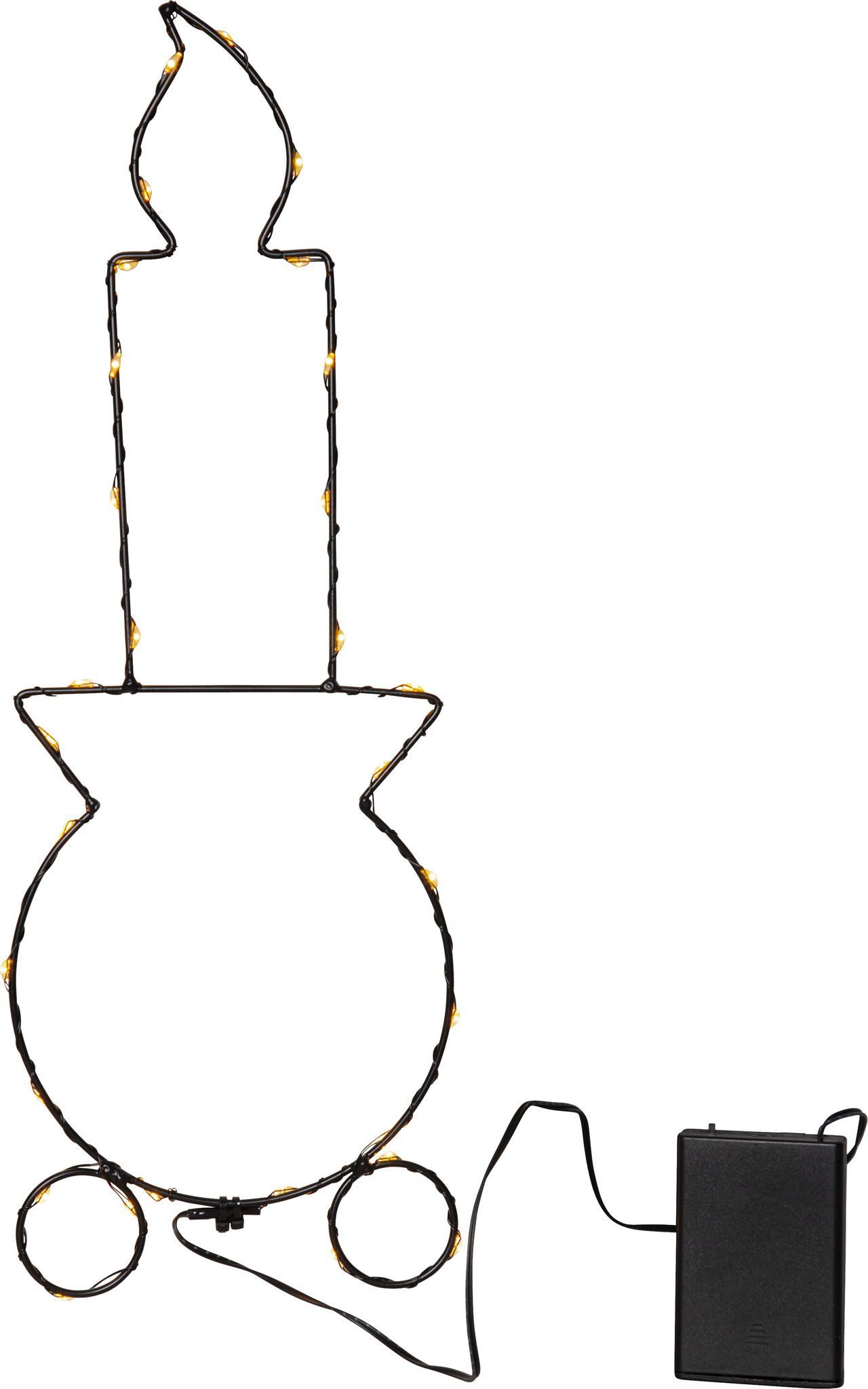 Indoor Deco Candly - IP20, Warmweiss, Schwarz