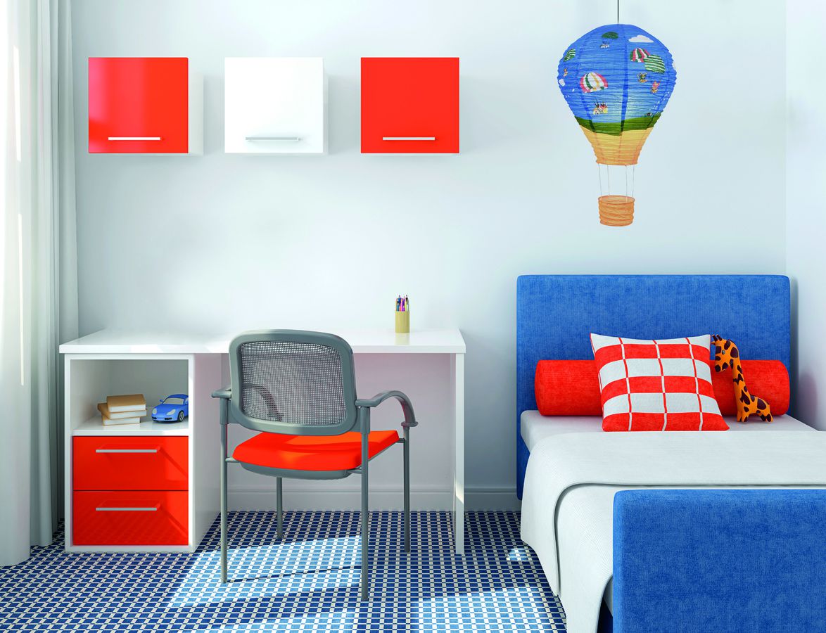 Japanballon 1-flg. Kizi - IP20, E27, multicolor