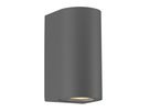 Canto maxi 2, Wandleuchte, Grau - GU10, max. 2x28W, IP44