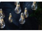 Solar Lichterkette Glow - Transparent, Lichtfarbe Warmweiss