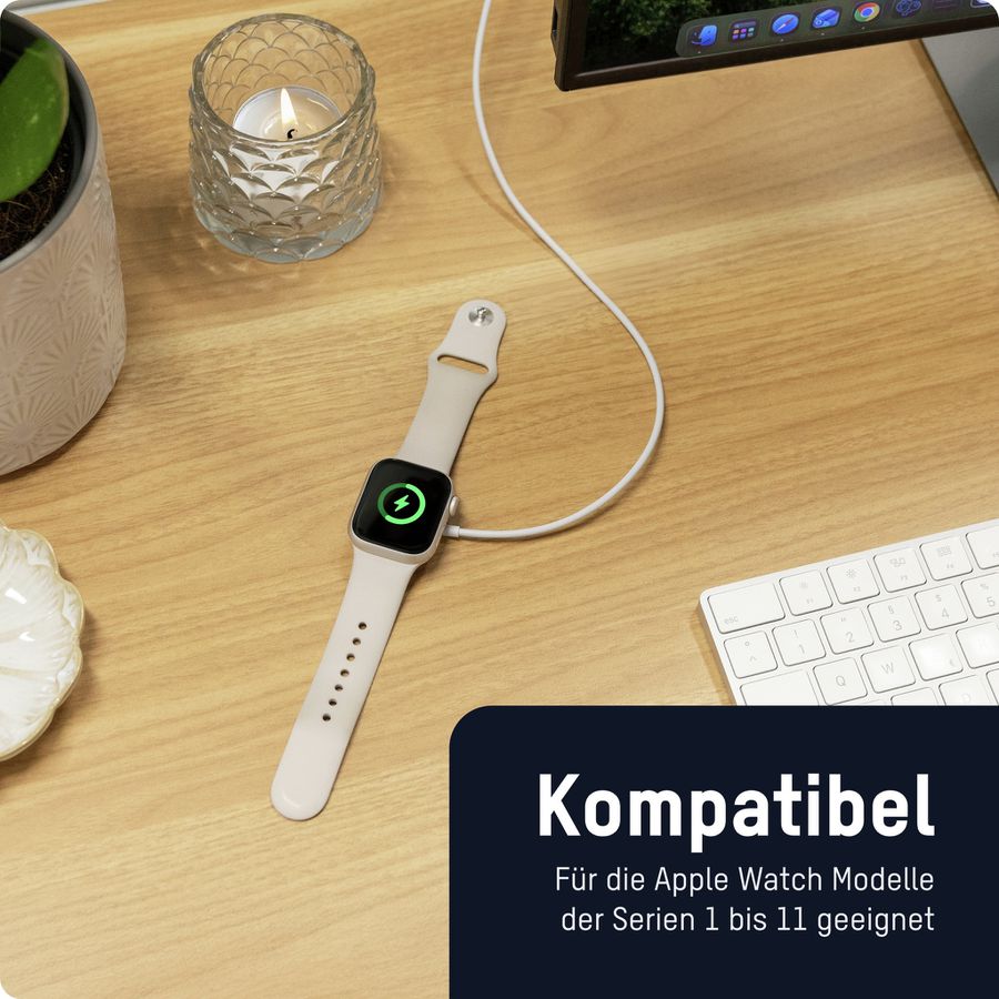 USB-C Ladekabel für Apple Watch , 100cm - USB-C Ladekabel für Apple Watch , 100cm