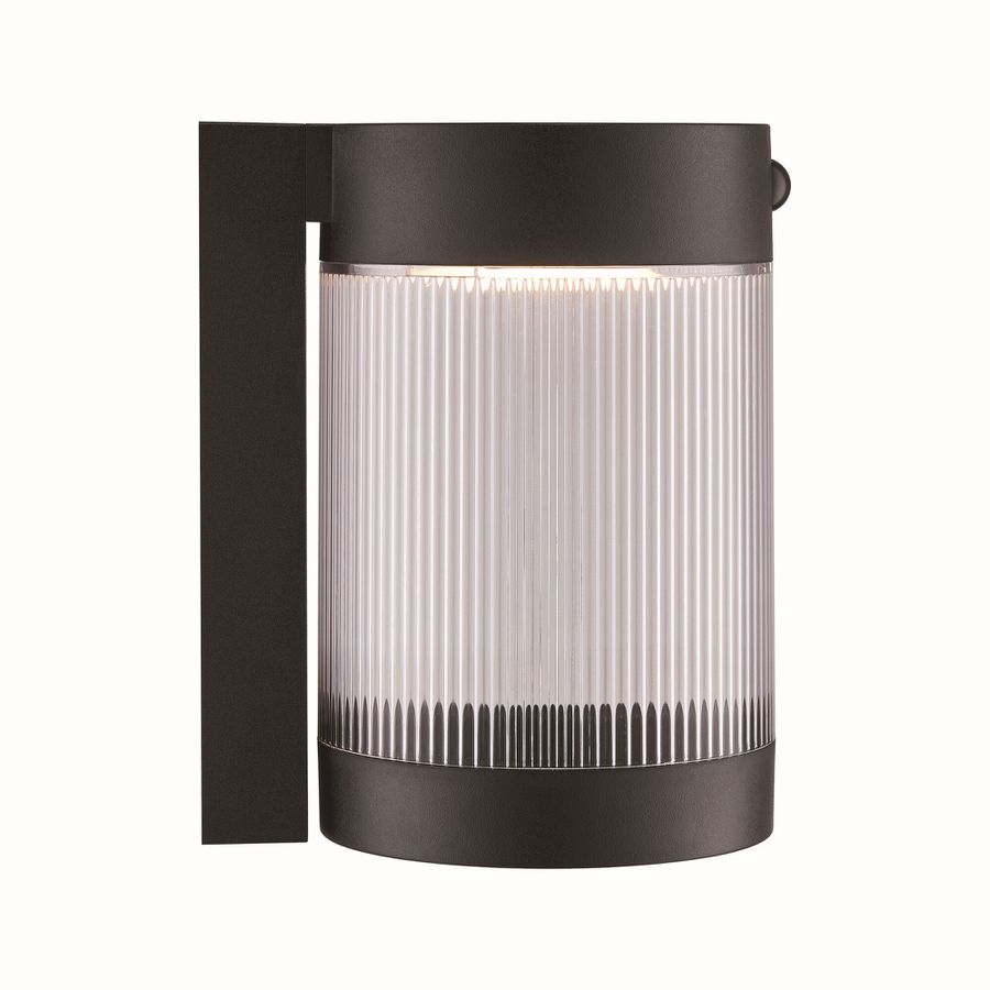 Solar-Wandleuchte COUPAR - LED-Modul 3.2W, IP44, schwarz