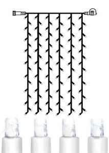 System Decor, LED -EXTRA, Lichtervorhang 1x2m - System Decor, LED -EXTRA, Lichtervorhang 1x2m