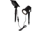 Solar Spotlight Powerspot - Indoor, Outdoor, Warmweiss, Schwarz