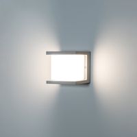 Lampada da parete a LED Cubo - 10W, 900lm, 3000K, IP54, 150°, titan, nicht dimmbar, L=100mm, B=100mm, H=100mm
