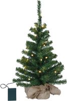 Dekorativer BaumToppy - grün, 20 LED's, 60cm Höhe
