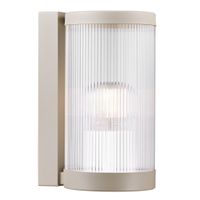 Wandleuchte COUPAR - 1xE27 (exklusiv), max.25W, IP54, sand, dimmbar (optional Leuchtmittel), D=130mm, H=250mm