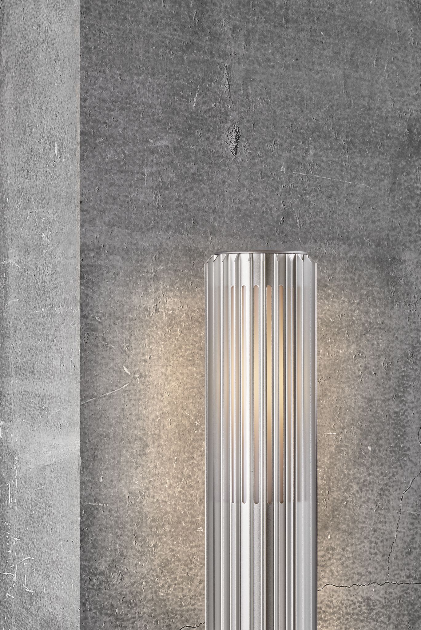 Aludra 45, Gartenleuchte, Grau - IP54, E27