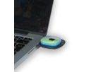LED Stirnband anthrazit, USB aufladbar - anthrazit, 150lm, inkl. USB-Akku