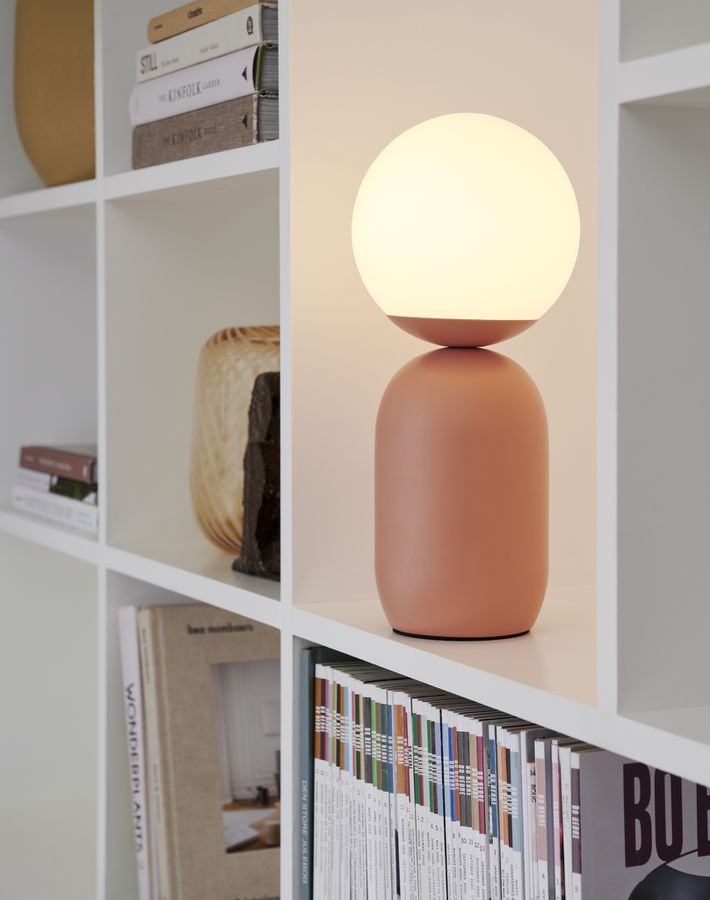 Notti, Tischleuchte, Terracotta - E14, IP20, max.25W