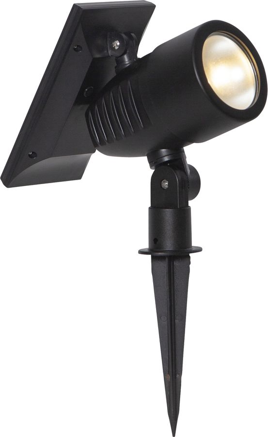 Solar Scheinwerfer Powerspot - Schwarz, Lichtfarbe Warmweiss