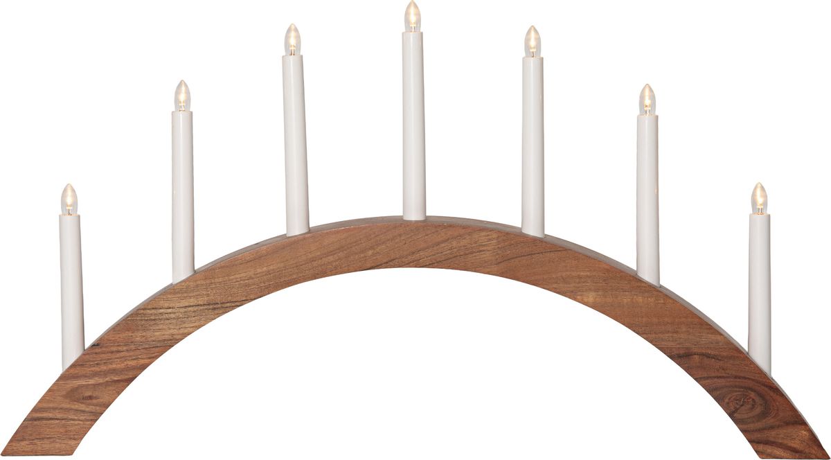 Kerzenleuchter Acca - Indoor, Braun, 40.00cm Höhe