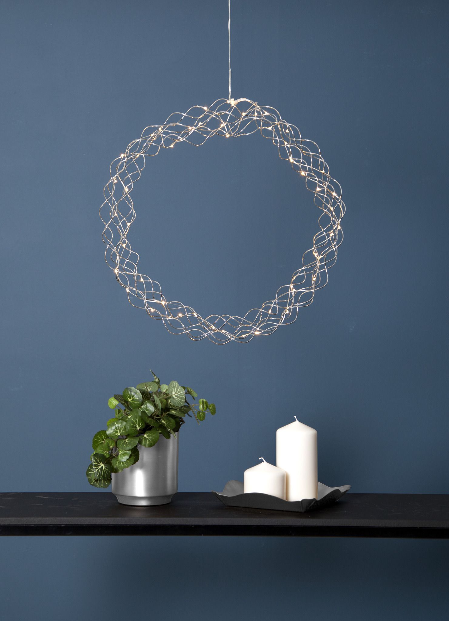 Hängende Dekoration Curly - IP20, Warmweiss, 50 LED