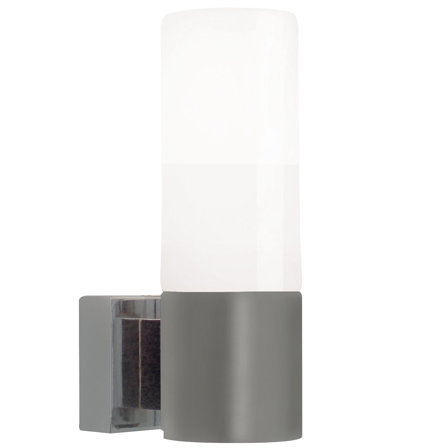 Tangens, Wandleuchte, Gebürsteter Stahlahl - E14, max.40W, IP44